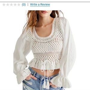 Free People Crochet Top
